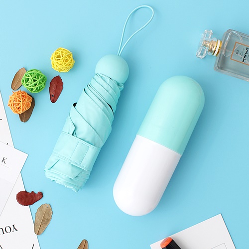 Folding Umbrella with Capsule Case