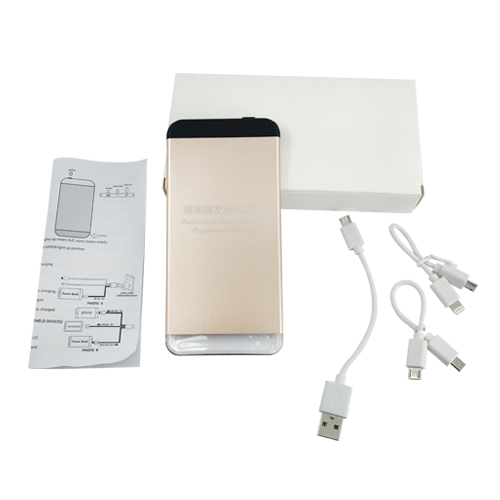 Crystal slim portable power bank 4000mAh-VTC